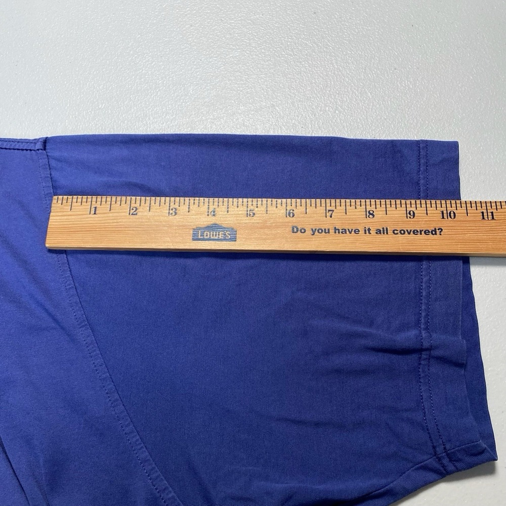 Sea Island Peter Millar Polo XL Mens Cotton Golf Solid Blue Purple - Picture 6 of 11